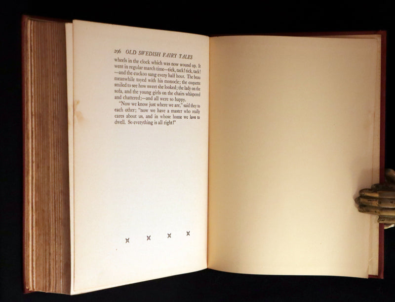 1925 First Edition - Old Swedish Fairy Tales by Anna Wahlenberg Illustrated by Jeannette Berkowitz.