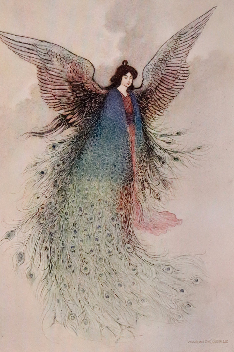 1910 Rare First Edition - Green Willow and Other Japanese Fairy Tales Illustrated by Warwick Goble.