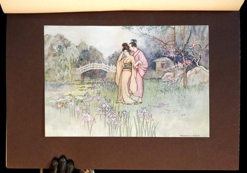 1910 Rare First Edition - Green Willow and Other Japanese Fairy Tales Illustrated by Warwick Goble.