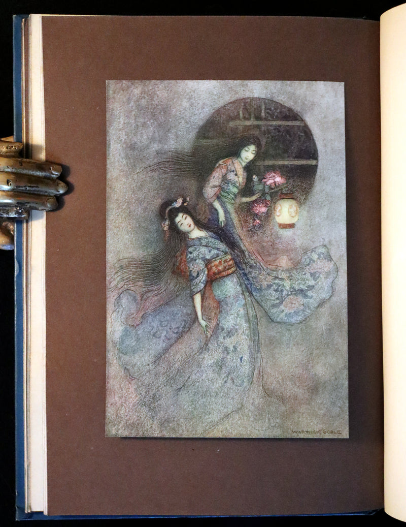 1910 Rare First Edition - Green Willow and Other Japanese Fairy Tales Illustrated by Warwick Goble.