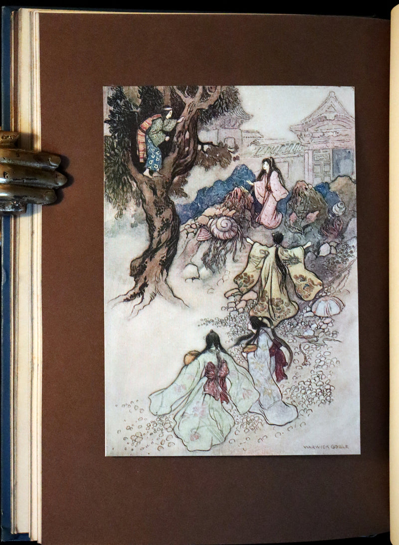 1910 Rare First Edition - Green Willow and Other Japanese Fairy Tales Illustrated by Warwick Goble.