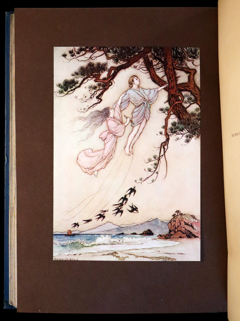 1910 Rare First Edition - Green Willow and Other Japanese Fairy Tales Illustrated by Warwick Goble.