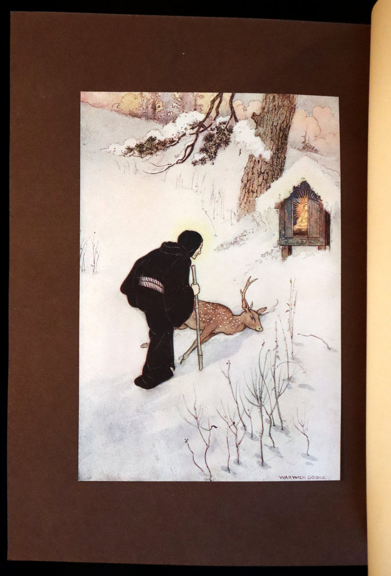 1910 Rare First Edition - Green Willow and Other Japanese Fairy Tales Illustrated by Warwick Goble.