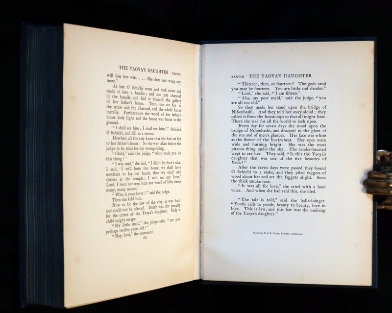 1910 Rare First Edition - Green Willow and Other Japanese Fairy Tales Illustrated by Warwick Goble.