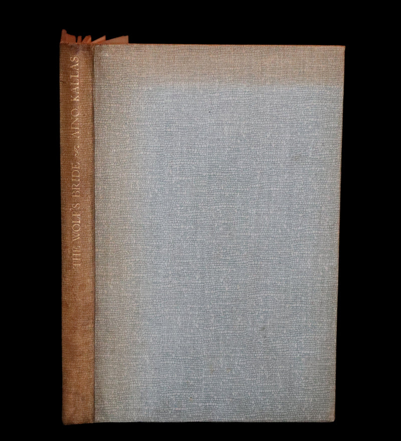 1930 Scarce First Edition on Werewolves - (Sudenmorsian ) THE WOLF'S BRIDE: A TALE FROM ESTONIA by Aino Kallas.