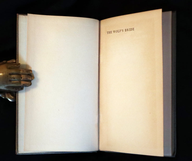 1930 Scarce First Edition on Werewolves - (Sudenmorsian ) THE WOLF'S BRIDE: A TALE FROM ESTONIA by Aino Kallas.