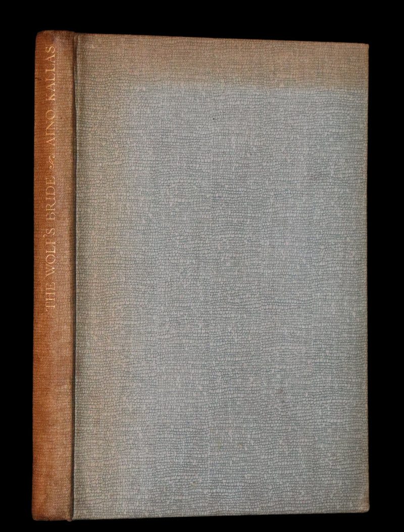 1930 Scarce First Edition on Werewolves - (Sudenmorsian ) THE WOLF'S BRIDE: A TALE FROM ESTONIA by Aino Kallas.
