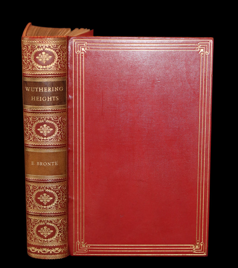 1924 Rare Book bound by Riviere - WUTHERING HEIGHTS by Emily Bronte. 1stED illustrated by Percy Tarrant.