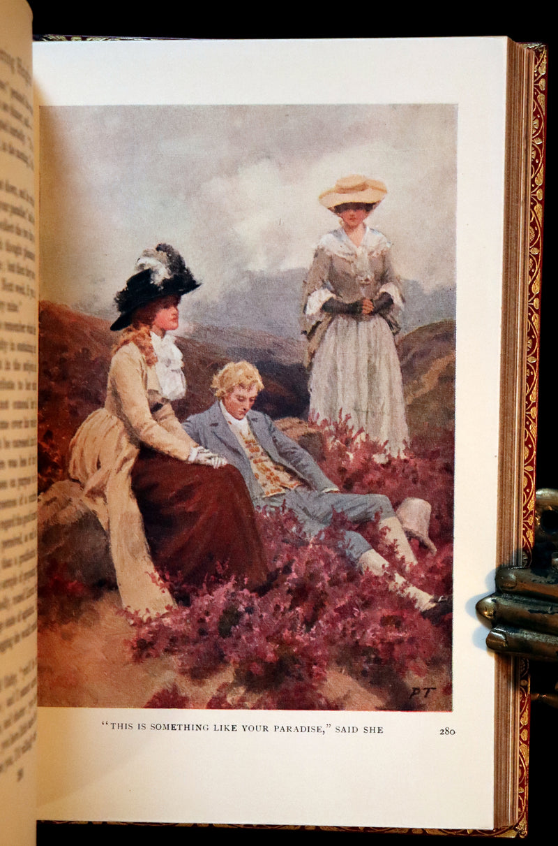 1924 Rare Book bound by Riviere - WUTHERING HEIGHTS by Emily Bronte. 1stED illustrated by Percy Tarrant.