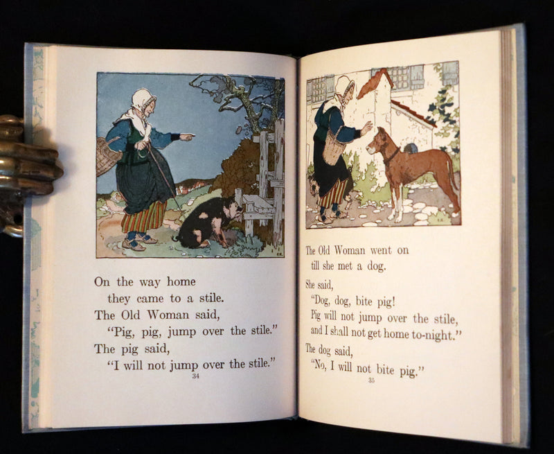 1920 Scarce First Edition - The Mother Goose Story Book illustrated by Frederick Richardson.