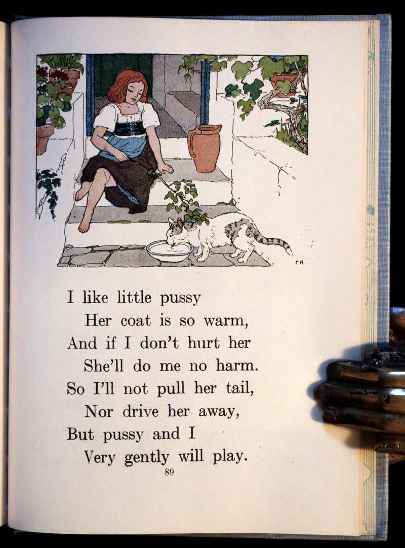 1920 Scarce First Edition - The Mother Goose Story Book illustrated by Frederick Richardson.