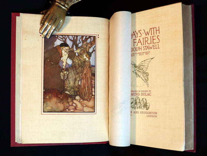 1920 Rare First Edition - MY DAYS WITH THE FAIRIES illustrated by EDMUND DULAC.