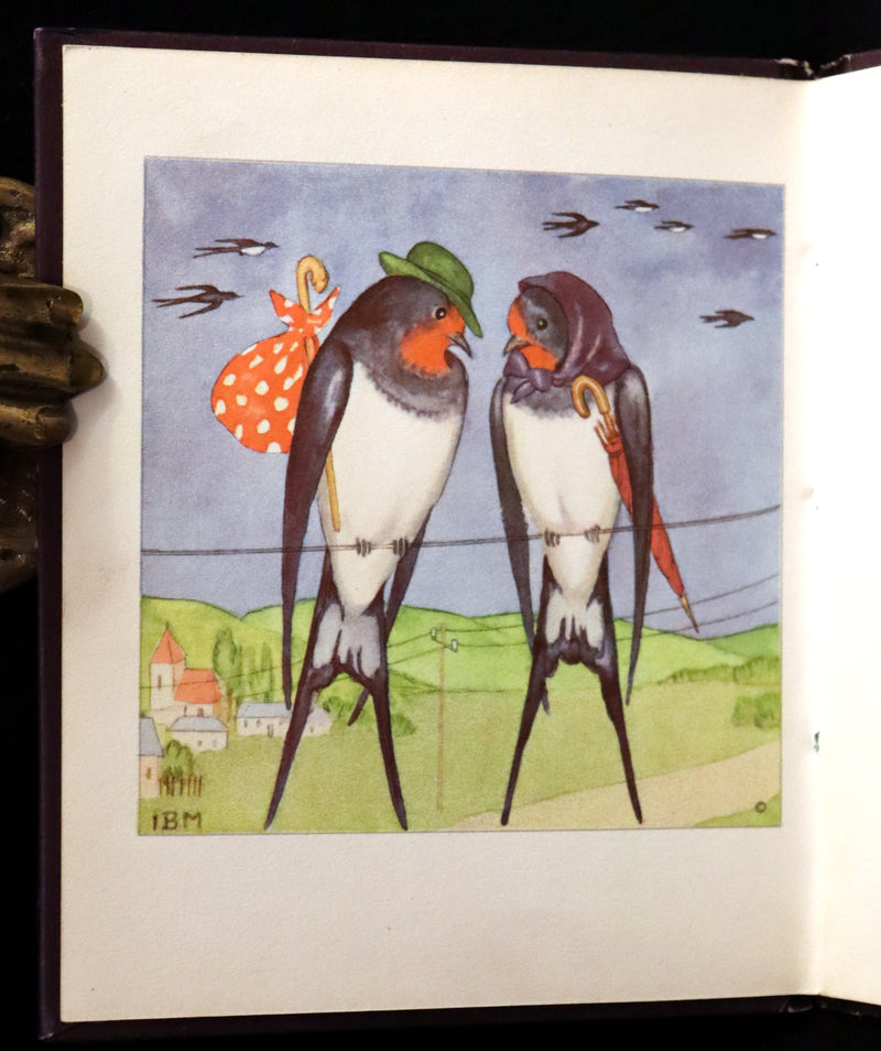 1934 Scarce First English Edition - THE BIRDS' BOOK illustrated by Ida Bohatta Morpurgo.