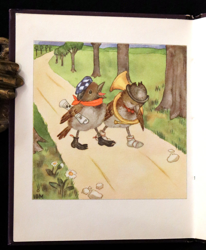 1934 Scarce First English Edition - THE BIRDS' BOOK illustrated by Ida Bohatta Morpurgo.