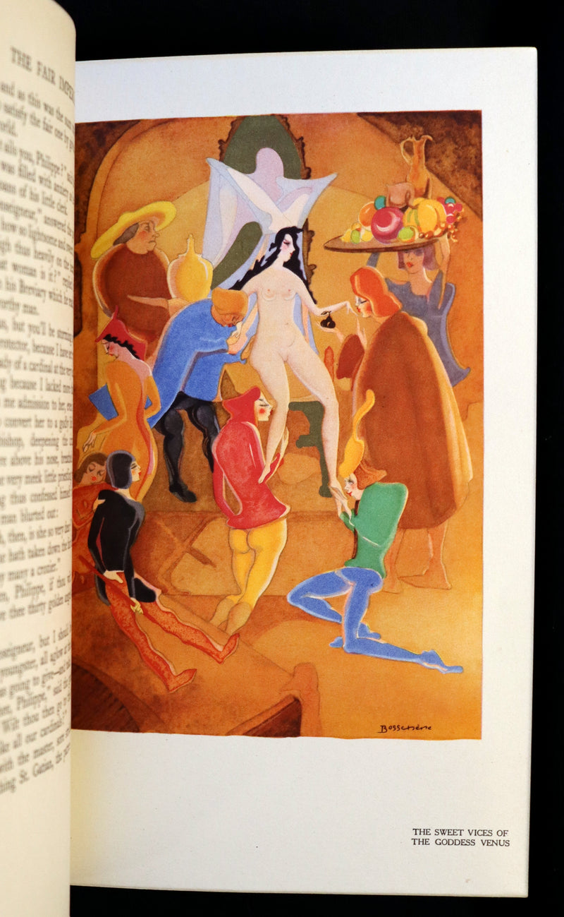 1926 Limited Curiosa bound by Bayntun - Balzac TEN DROLL TALES. 1stED illustrated by Jean de Bosschère.