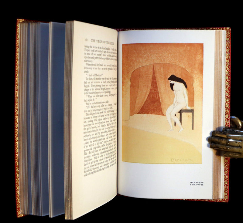 1926 Limited Curiosa bound by Bayntun - Balzac TEN DROLL TALES. 1stED illustrated by Jean de Bosschère.