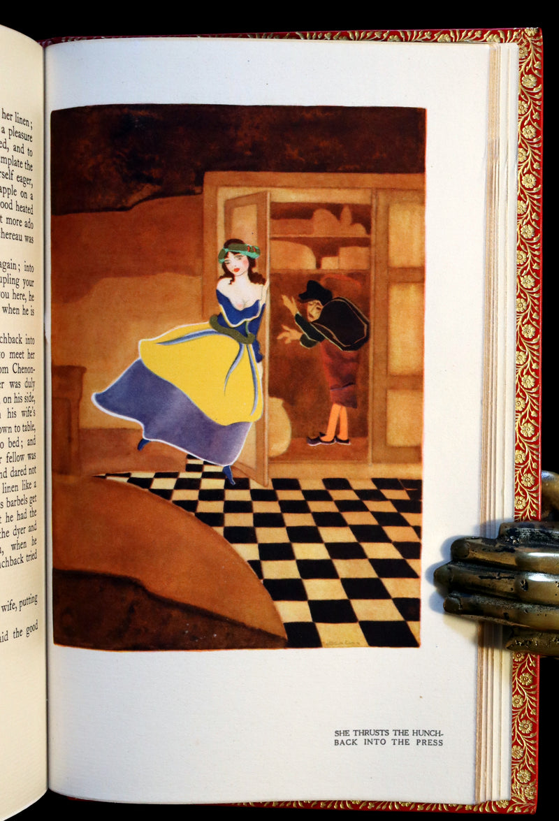 1926 Limited Curiosa bound by Bayntun - Balzac TEN DROLL TALES. 1stED illustrated by Jean de Bosschère.