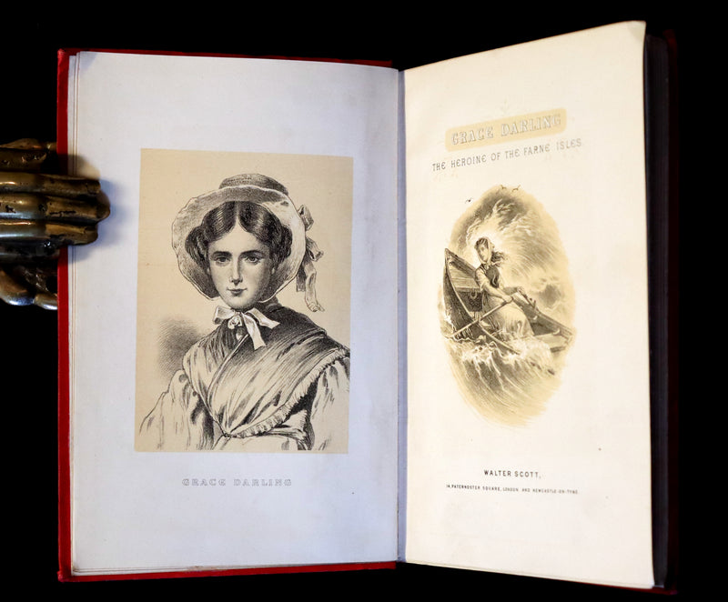 1875 Scarce 1stED Book - Grace Darling, the Heroine of the Farne Islands Lighthouse by Eva Hope.