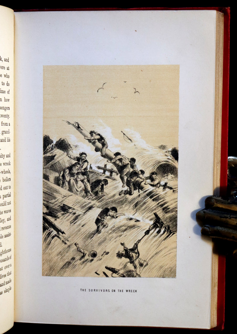 1875 Scarce 1stED Book - Grace Darling, the Heroine of the Farne Islands Lighthouse by Eva Hope.