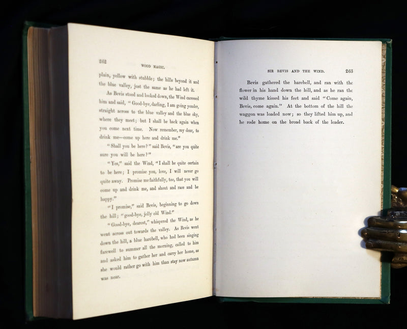 1881 Scarce First Edition - WOOD MAGIC, A Fable by nature writer John Richard Jefferies.