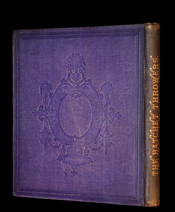 1866 Rare First Edition - The Hatchet Throwers Adventures color Illustrated by Ernest Griset.