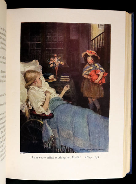1922 Rare Book - HEIDI by Johanna Spyri illustrated by Jessie Willcox Smith.