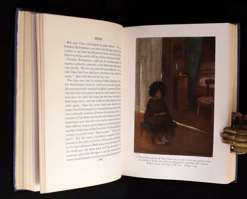 1922 Rare Book - HEIDI by Johanna Spyri illustrated by Jessie Willcox Smith.