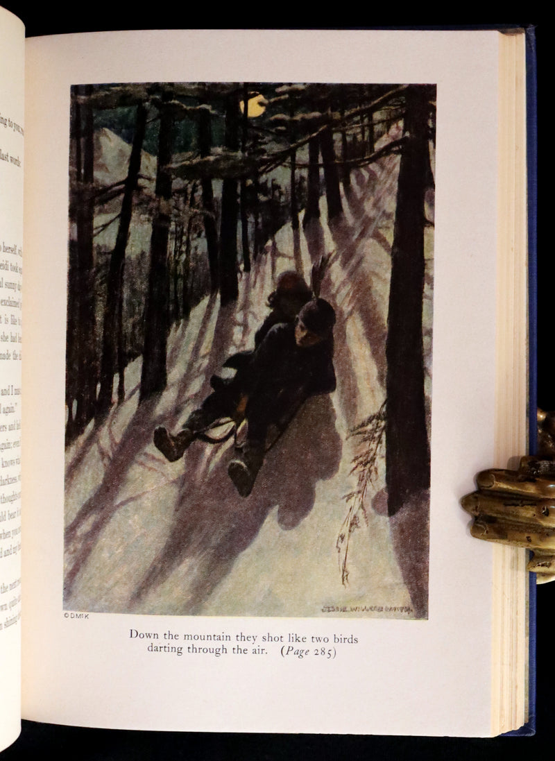 1922 Rare Book - HEIDI by Johanna Spyri illustrated by Jessie Willcox Smith.