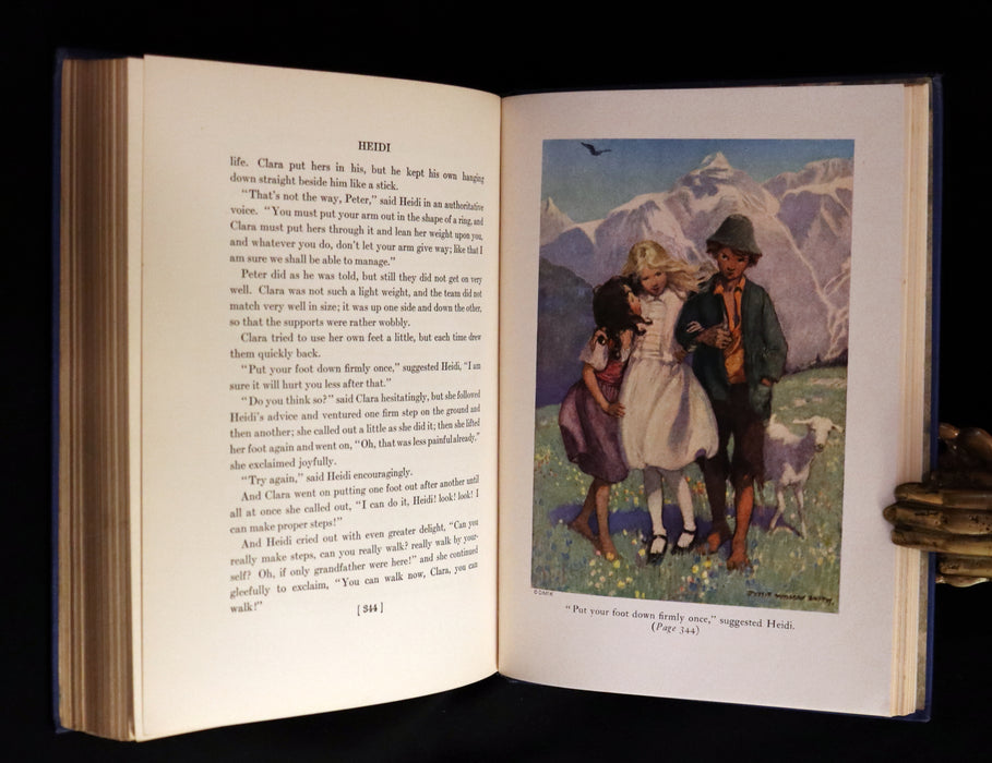 1922 Rare Book - HEIDI by Johanna Spyri illustrated by Jessie Willcox Smith.