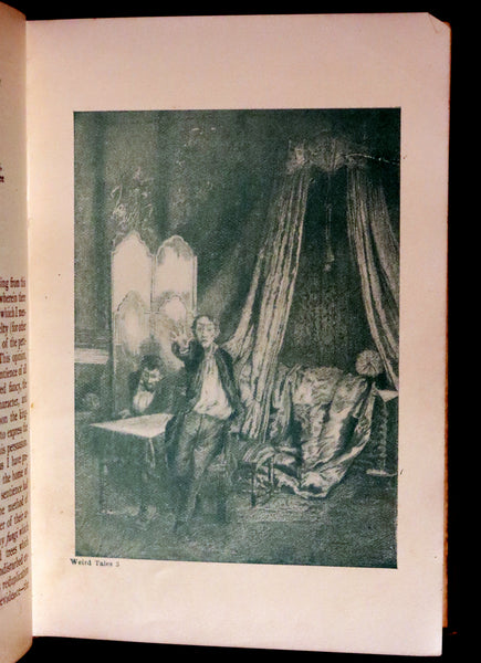 1895 Rare Book - Weird Tales by Edgar Allan POE Illustrated (Black Cat, Pit & Pendulum, Tell-Tale Heart, Gold Bug, etc.).