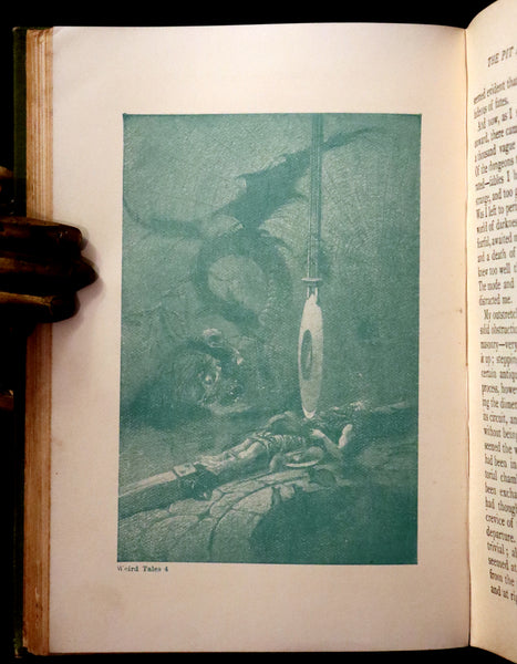 1895 Rare Book - Weird Tales by Edgar Allan POE Illustrated (Black Cat, Pit & Pendulum, Tell-Tale Heart, Gold Bug, etc.).