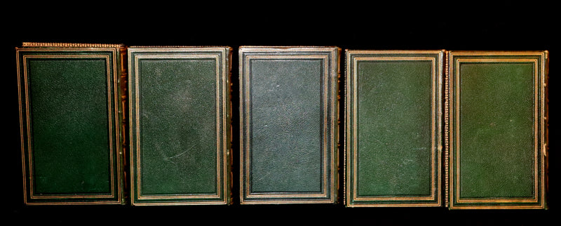 1865-80 Rare Book Set - Poems, Ballads, Enoch Arden, In Memoriam & Maud by Alfred Tennyson.