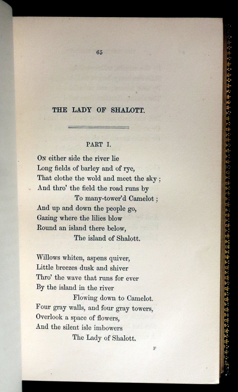 1865-80 Rare Book Set - Poems, Ballads, Enoch Arden, In Memoriam & Maud by Alfred Tennyson.