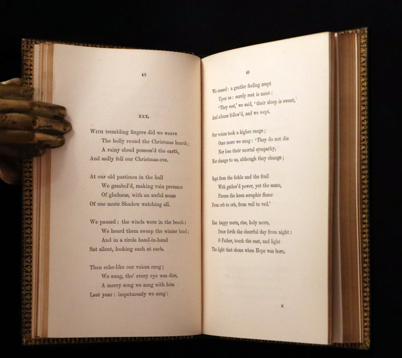 1865-80 Rare Book Set - Poems, Ballads, Enoch Arden, In Memoriam & Maud by Alfred Tennyson.