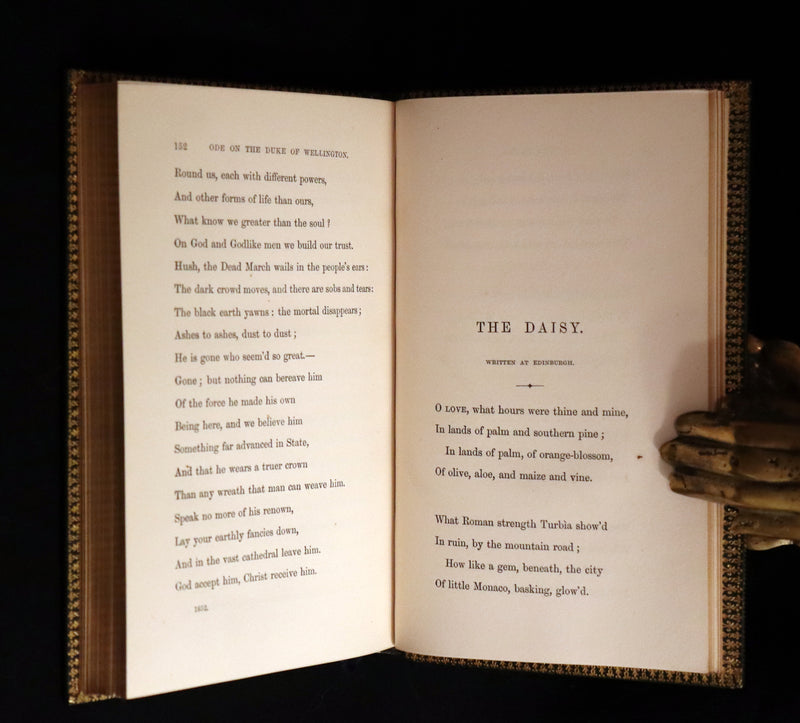 1865-80 Rare Book Set - Poems, Ballads, Enoch Arden, In Memoriam & Maud by Alfred Tennyson.