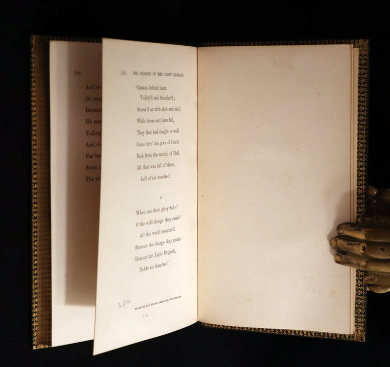 1865-80 Rare Book Set - Poems, Ballads, Enoch Arden, In Memoriam & Maud by Alfred Tennyson.