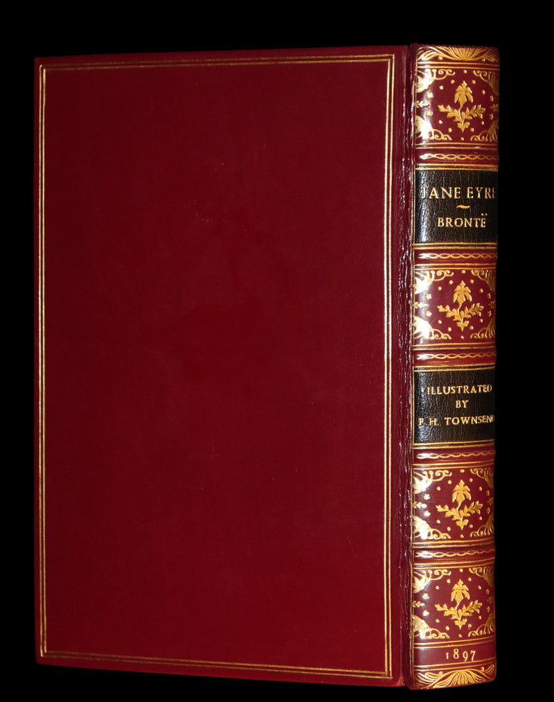 1897 Rare Book bound by Bayntun-Riviere - JANE EYRE by Charlotte Bronte. 1stED illustrated by F. H. Townsend.