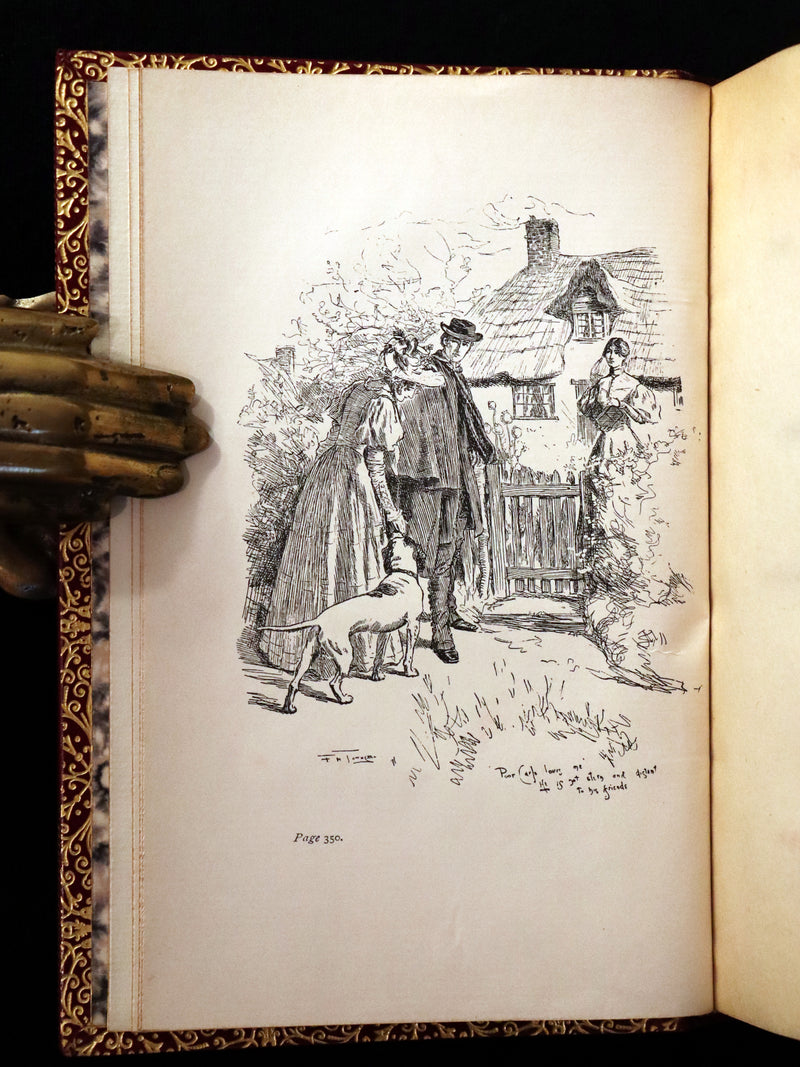 1897 Rare Book bound by Bayntun-Riviere - JANE EYRE by Charlotte Bronte. 1stED illustrated by F. H. Townsend.