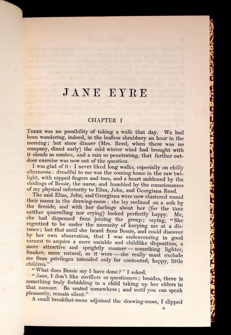 1897 Rare Book bound by Bayntun-Riviere - JANE EYRE by Charlotte Bronte. 1stED illustrated by F. H. Townsend.