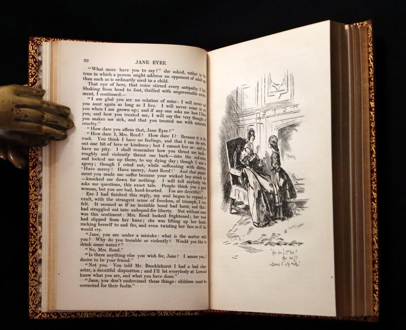 1897 Rare Book bound by Bayntun-Riviere - JANE EYRE by Charlotte Bronte. 1stED illustrated by F. H. Townsend.