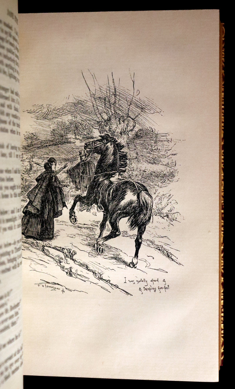 1897 Rare Book bound by Bayntun-Riviere - JANE EYRE by Charlotte Bronte. 1stED illustrated by F. H. Townsend.