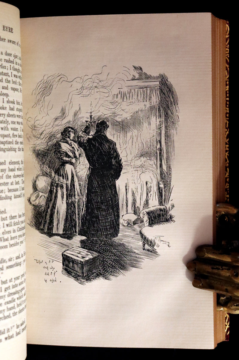 1897 Rare Book bound by Bayntun-Riviere - JANE EYRE by Charlotte Bronte. 1stED illustrated by F. H. Townsend.