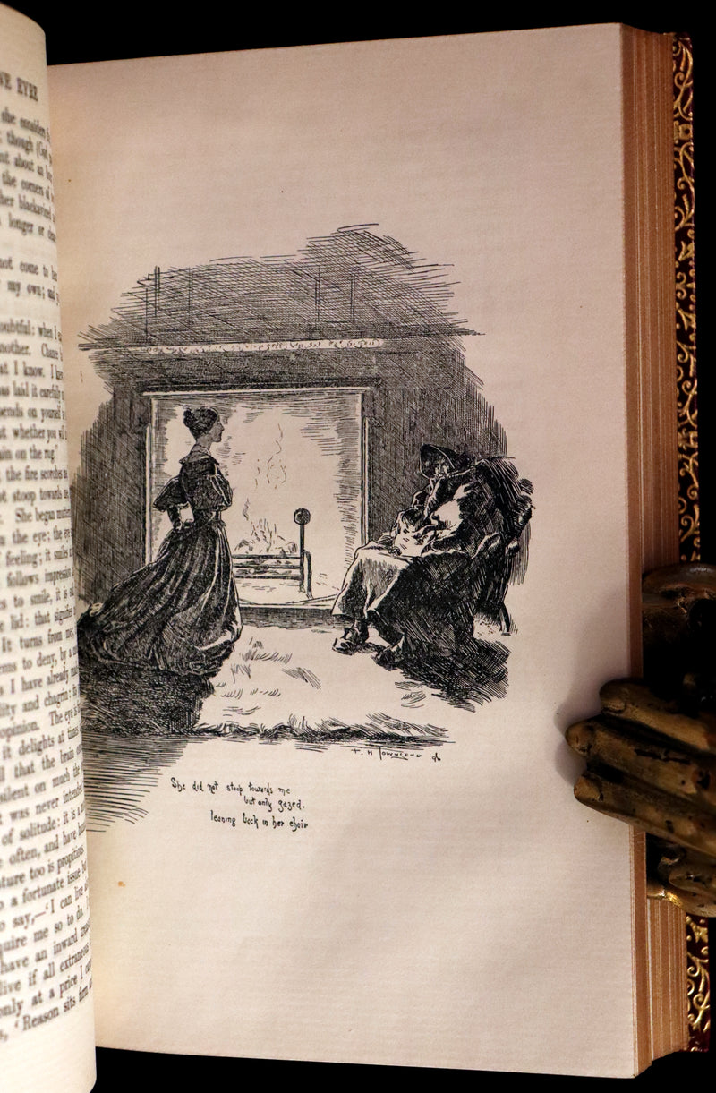 1897 Rare Book bound by Bayntun-Riviere - JANE EYRE by Charlotte Bronte. 1stED illustrated by F. H. Townsend.