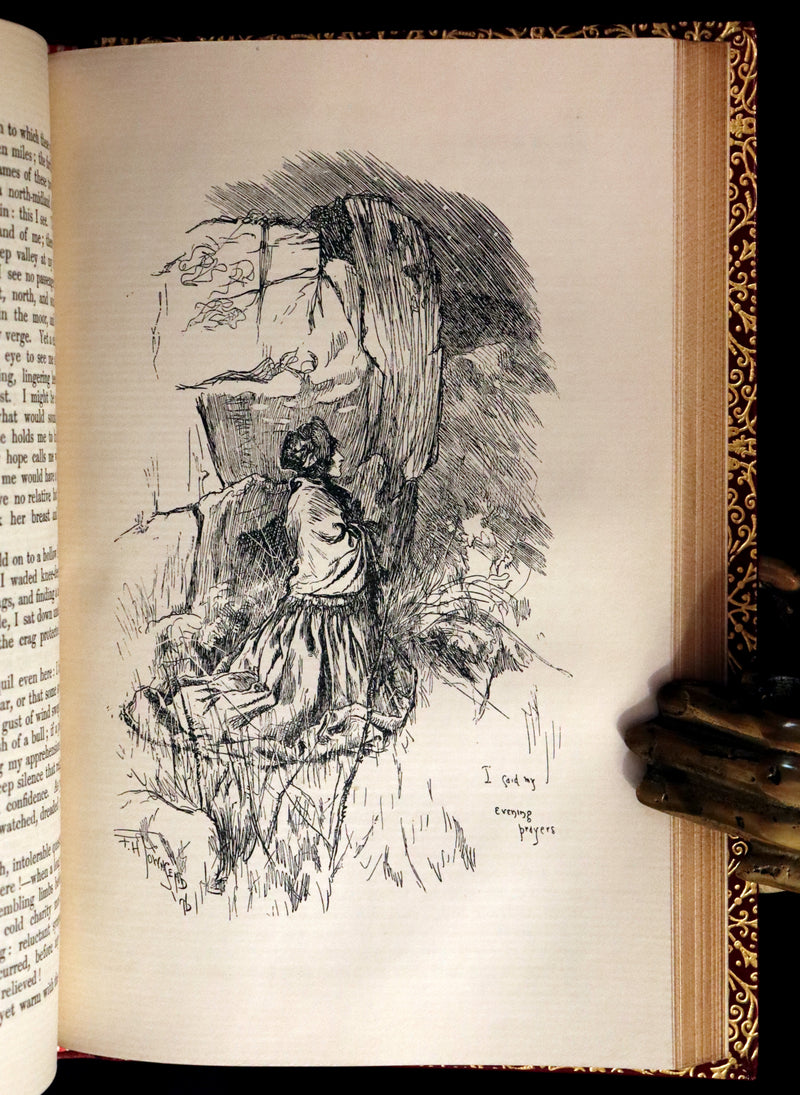 1897 Rare Book bound by Bayntun-Riviere - JANE EYRE by Charlotte Bronte. 1stED illustrated by F. H. Townsend.