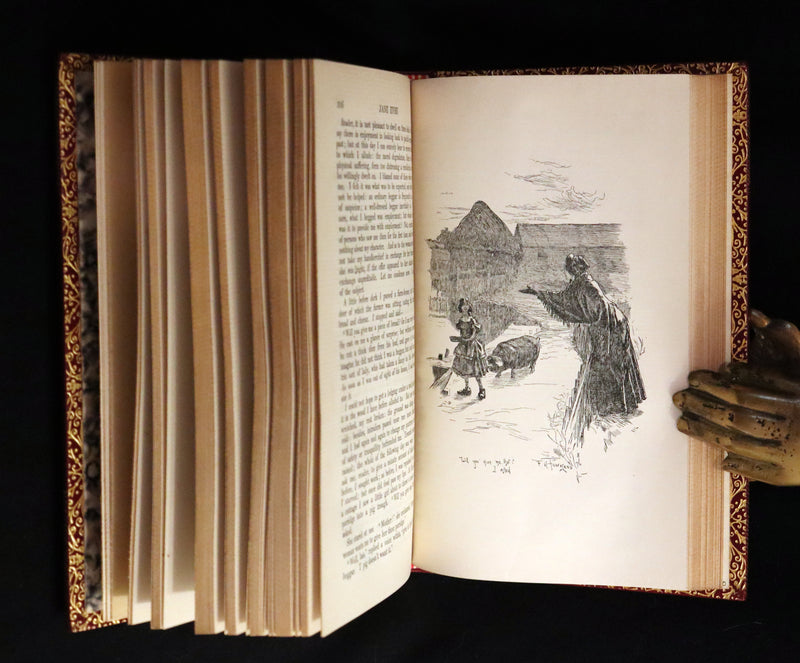 1897 Rare Book bound by Bayntun-Riviere - JANE EYRE by Charlotte Bronte. 1stED illustrated by F. H. Townsend.