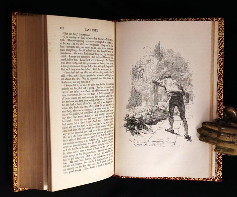 1897 Rare Book bound by Bayntun-Riviere - JANE EYRE by Charlotte Bronte. 1stED illustrated by F. H. Townsend.
