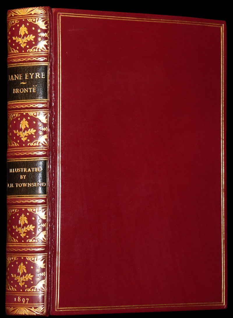1897 Rare Book bound by Bayntun-Riviere - JANE EYRE by Charlotte Bronte. 1stED illustrated by F. H. Townsend.