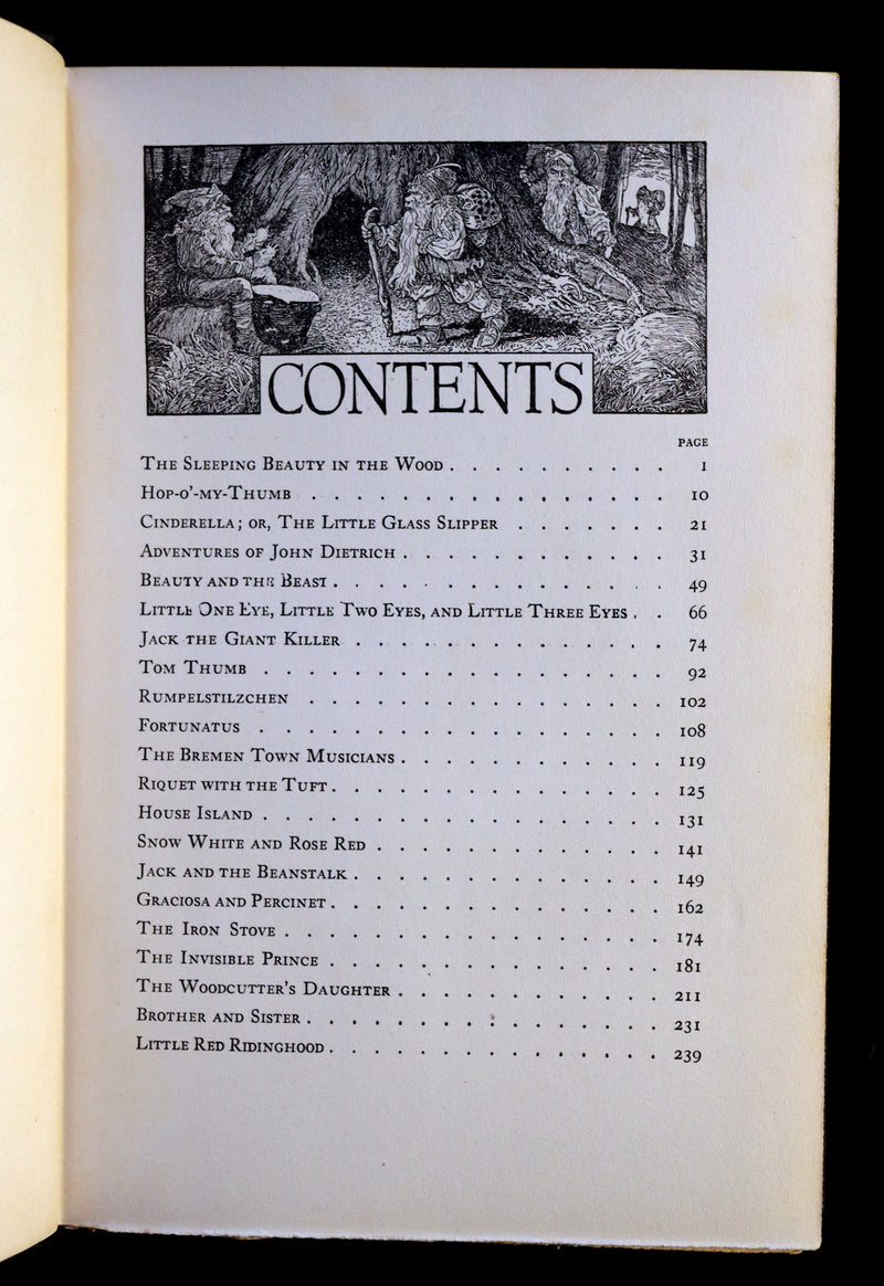 1922 Rare Book ~ THE FAIRY BOOK retold by Miss Mulock Illustrated by Louis Rhead.