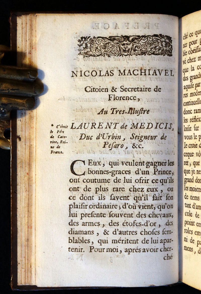 1686 Scarce French Book - LE PRINCE by Niccolò Machiavelli. LE PRINCE DE MACHIAVEL.