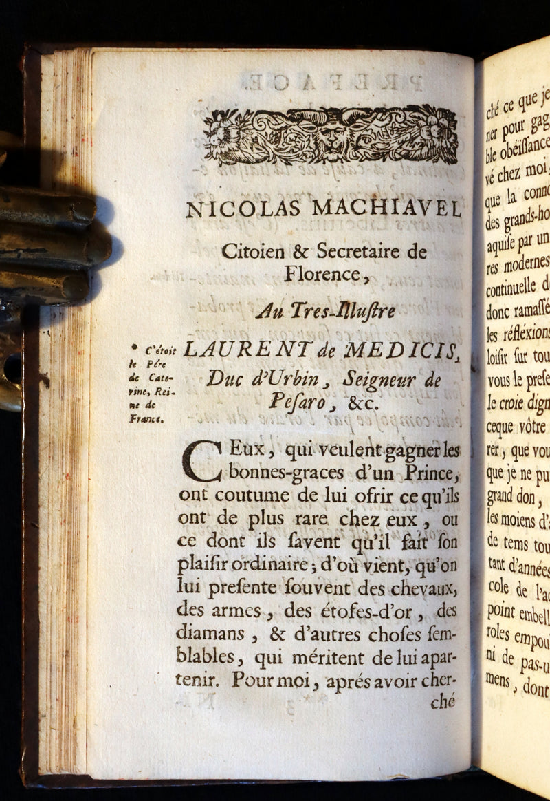 1686 Scarce French Book - LE PRINCE by Niccolò Machiavelli. LE PRINCE DE MACHIAVEL.